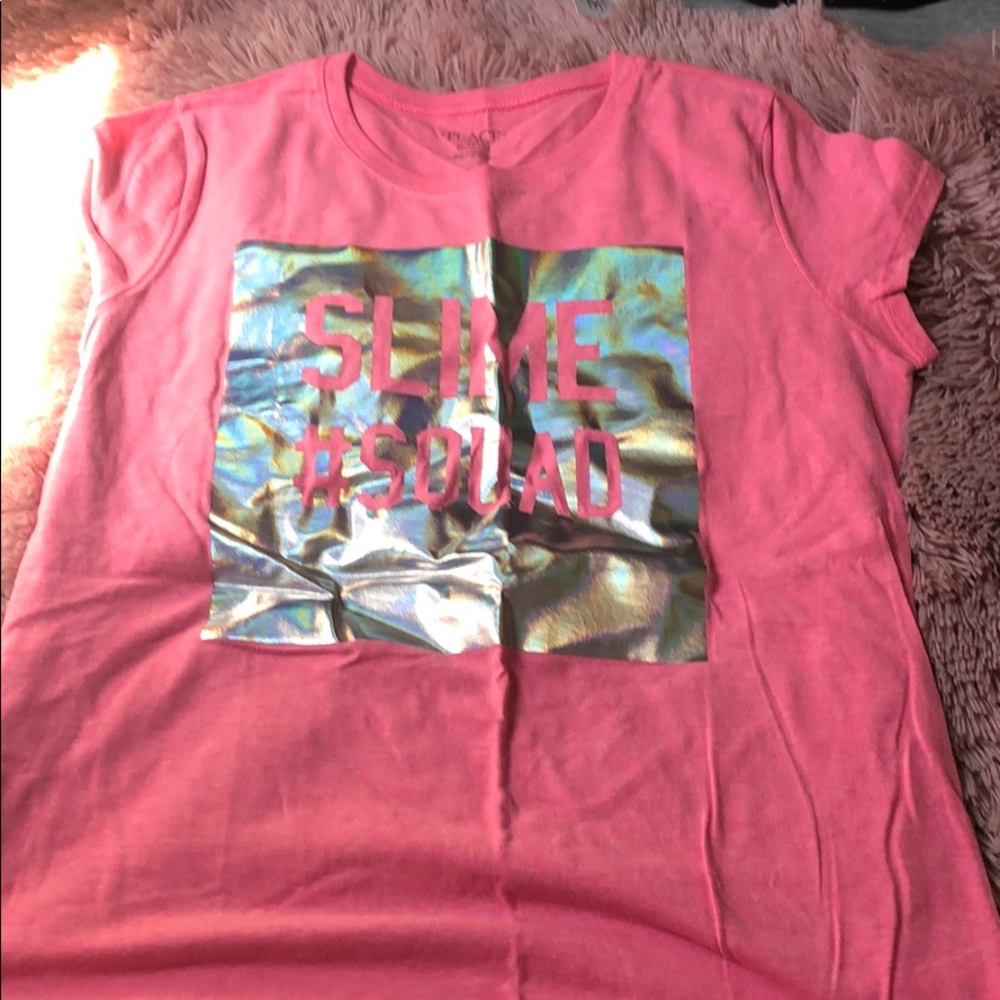 Pink holo t-shirt